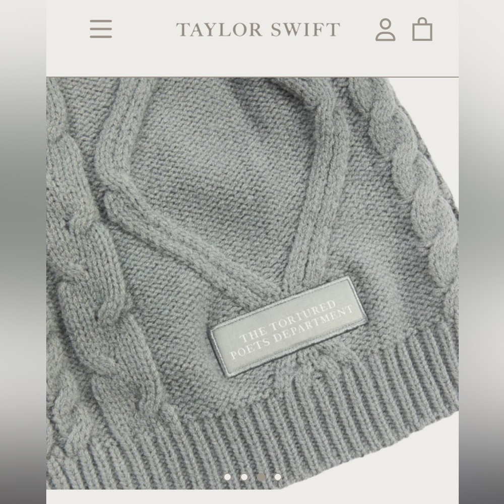 Taylor Swift Authentic Ttpd Cardigan M/L Nwot - image 2